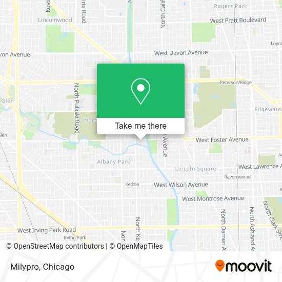 Milypro map