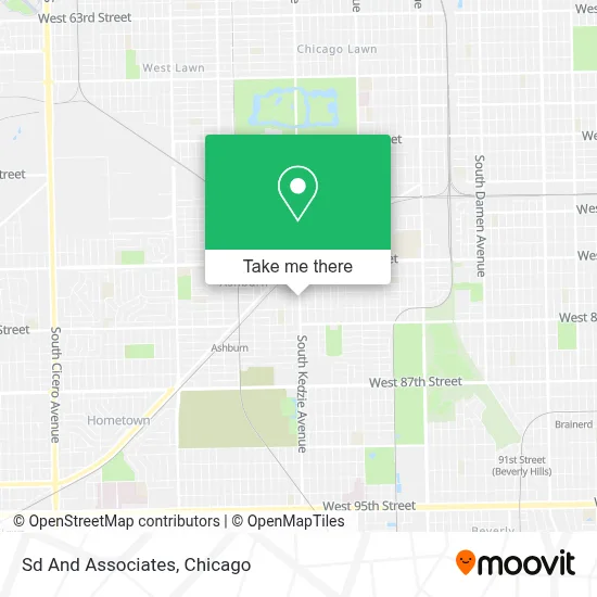 Sd And Associates map