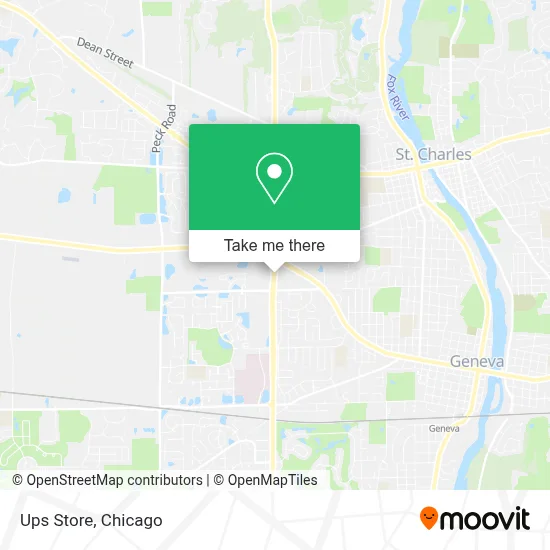 Ups Store map
