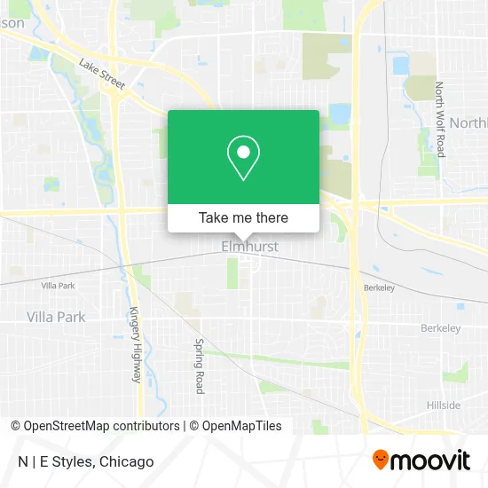 N | E Styles map