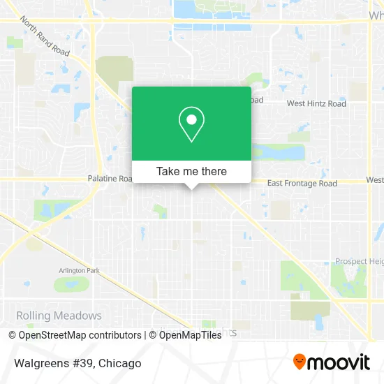 Walgreens #39 map