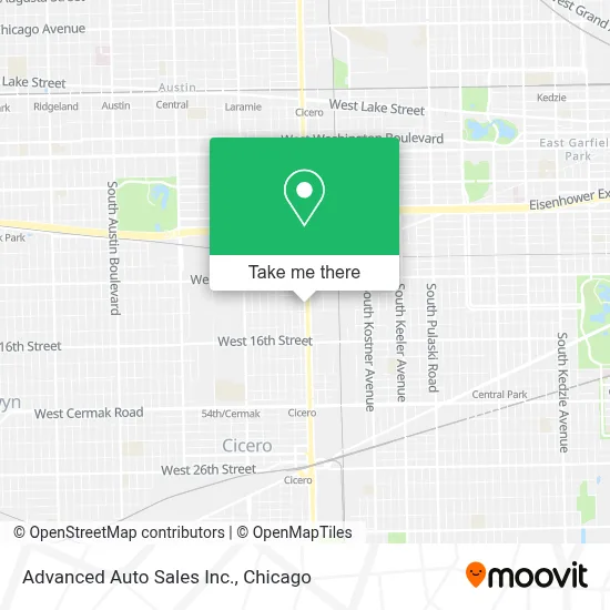 Advanced Auto Sales Inc. map