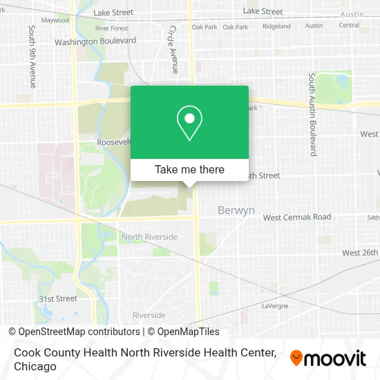 Cook County Health North Riverside Health Center map