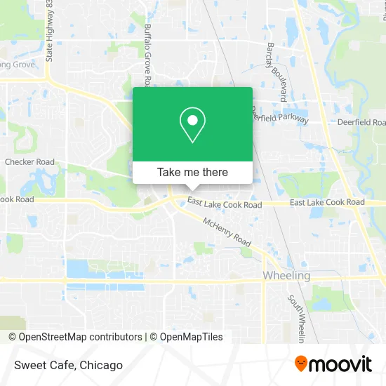 Sweet Cafe map