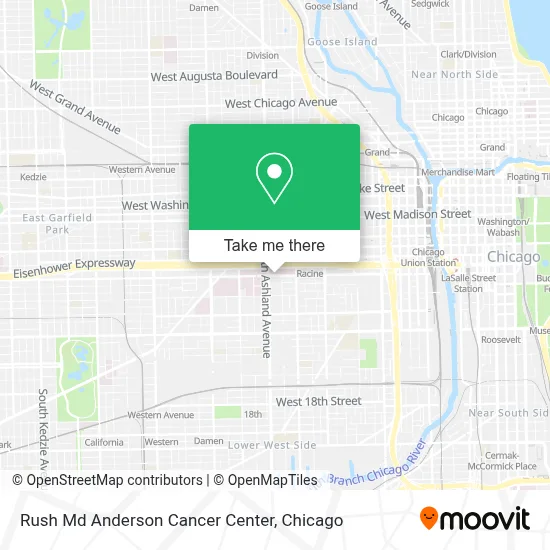 Rush Md Anderson Cancer Center map