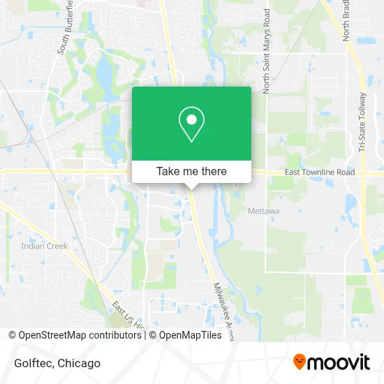 Golftec map