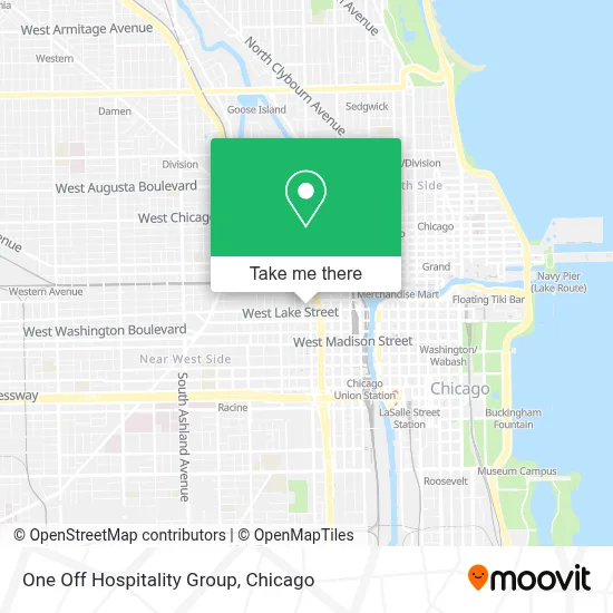 One Off Hospitality Group map