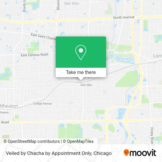 Veiled by Chacha by Appointment Only map