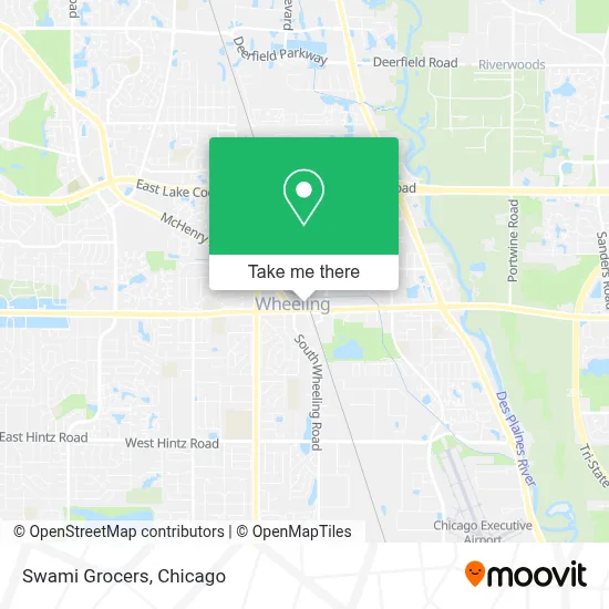Swami Grocers map