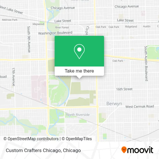 Custom Crafters Chicago map