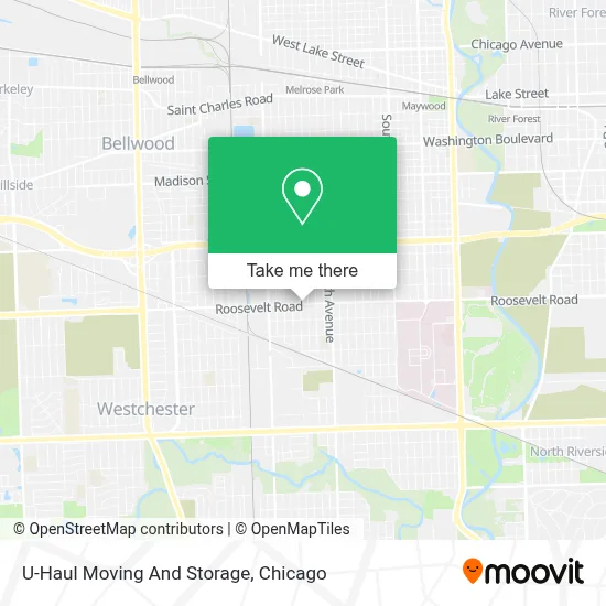 U-Haul Moving And Storage map