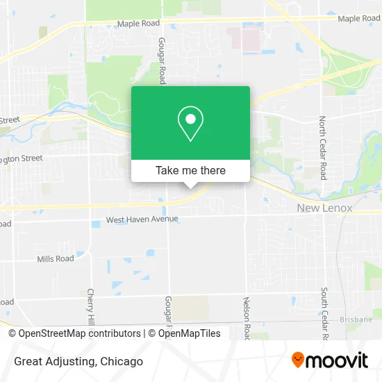 Great Adjusting map