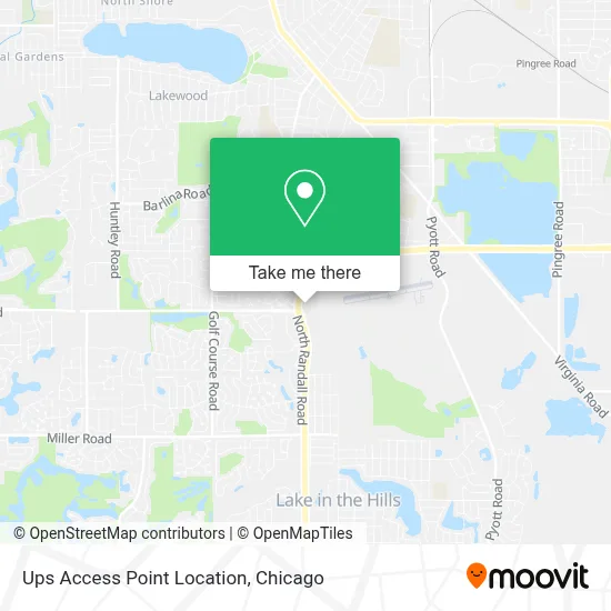 Ups Access Point Location map