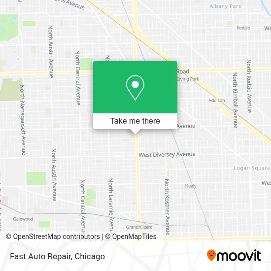 Fast Auto Repair map
