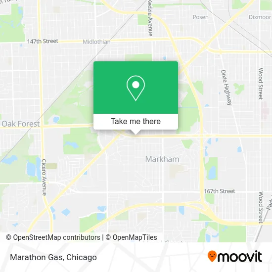 Marathon Gas map
