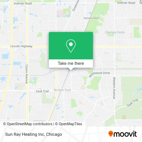 Sun Ray Heating Inc map