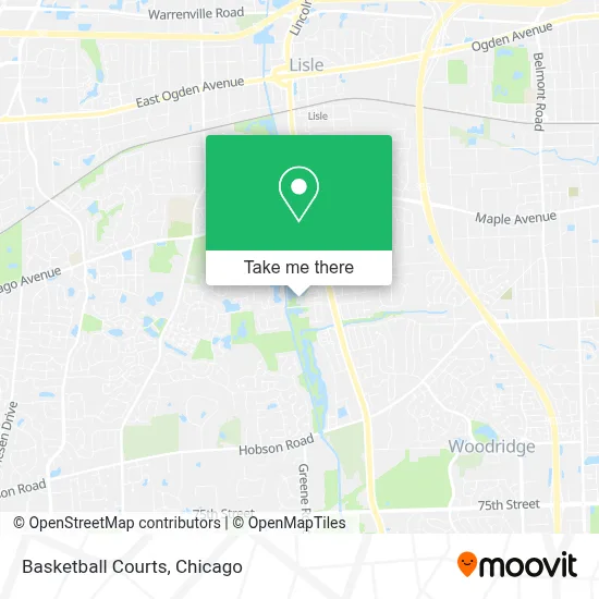 Basketball Courts map