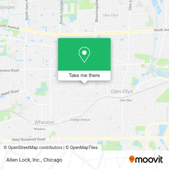 Allen Lock, Inc. map