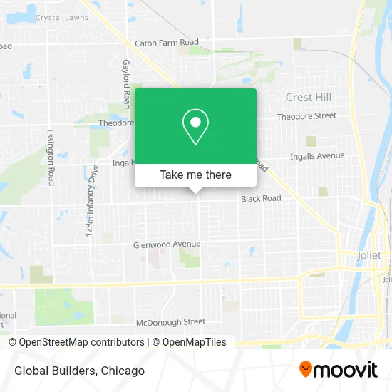 Global Builders map