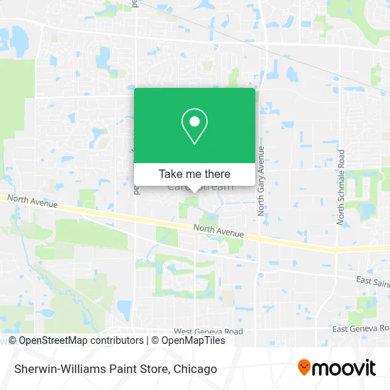 Sherwin-Williams Paint Store map