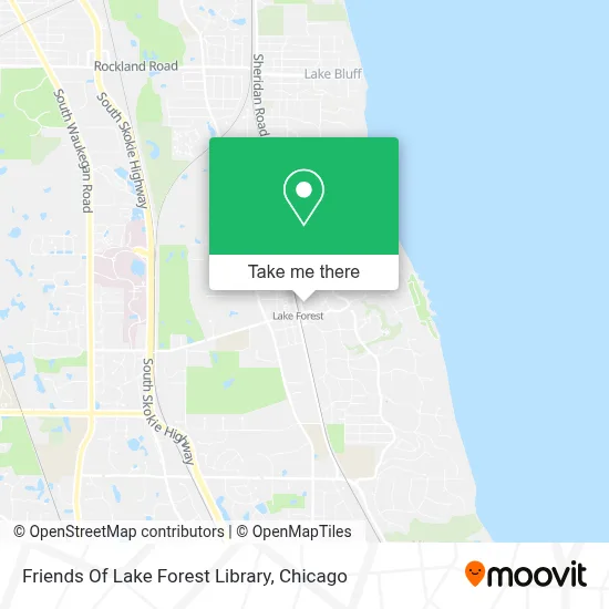 Friends Of Lake Forest Library map