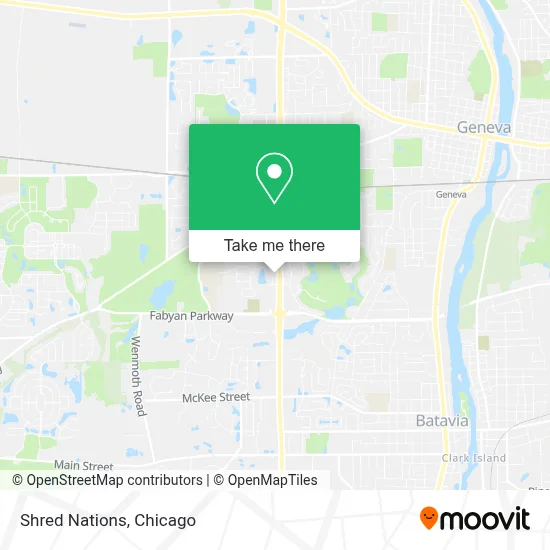Shred Nations map