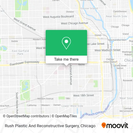 Rush Plastic And Reconstructive Surgery map