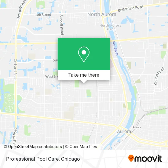Professional Pool Care map