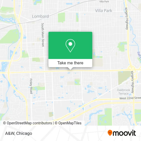 A&W map