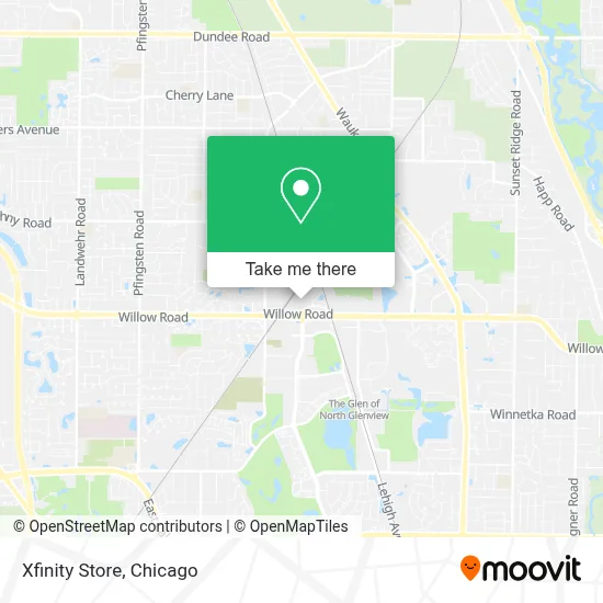 Xfinity Store map