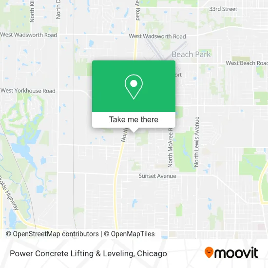 Power Concrete Lifting & Leveling map