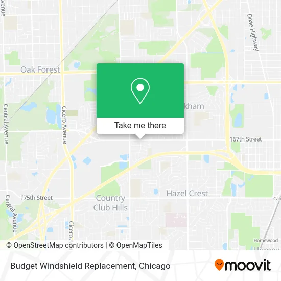 Budget Windshield Replacement map