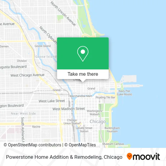 Powerstone Home Addition & Remodeling map