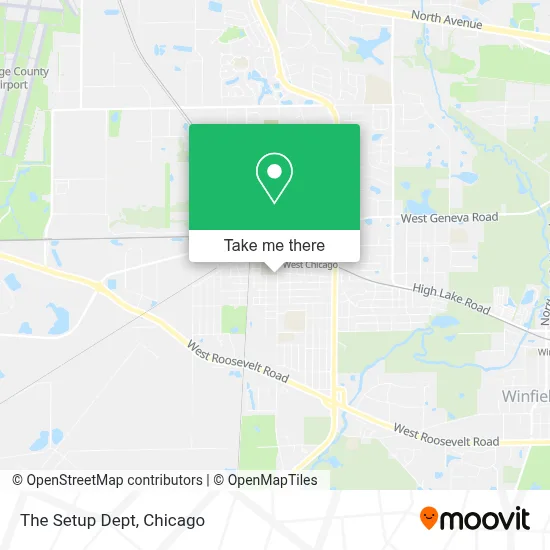 The Setup Dept map
