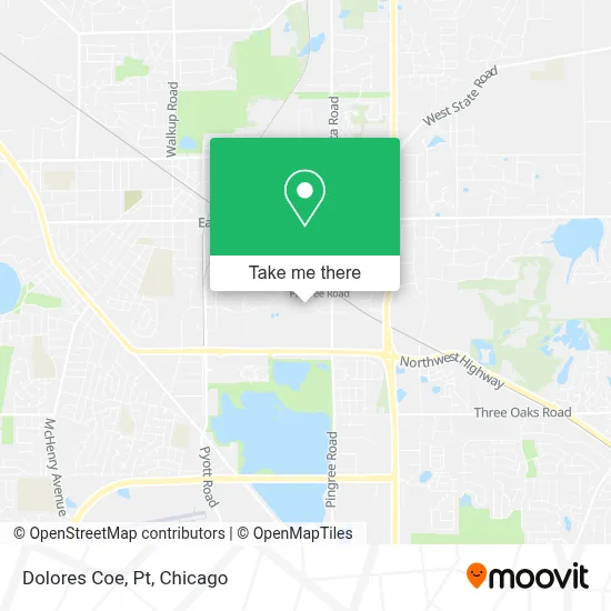 Dolores Coe, Pt map