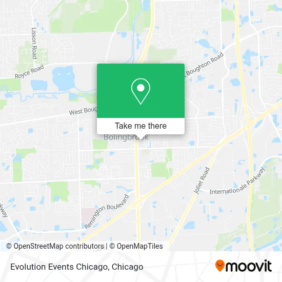Evolution Events Chicago map
