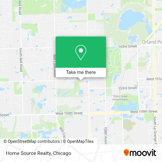 Home Source Realty map