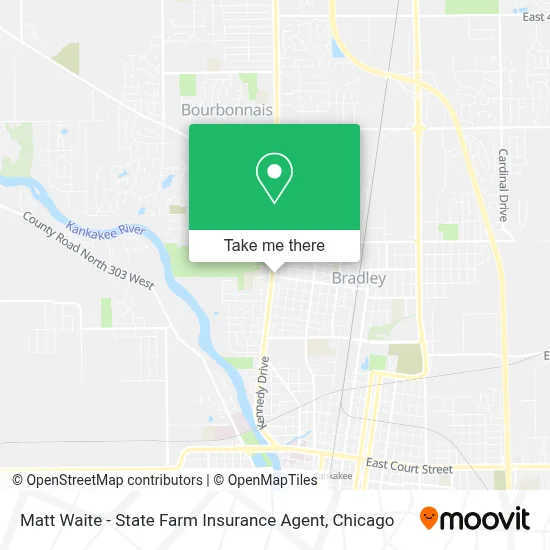 Matt Waite - State Farm Insurance Agent map