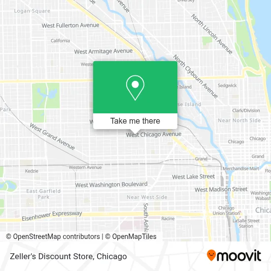 Zeller's Discount Store map