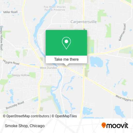 Smoke Shop map