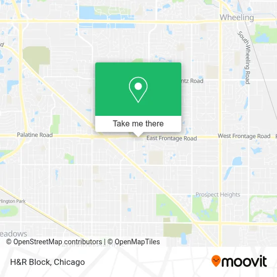 H&R Block map