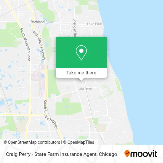 Craig Perry - State Farm Insurance Agent map