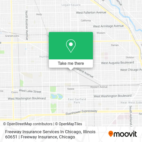 Freeway Insurance Services In Chicago, Illinois 60651 | Freeway Insurance map