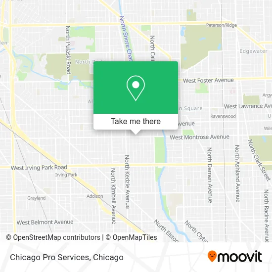 Chicago Pro Services map
