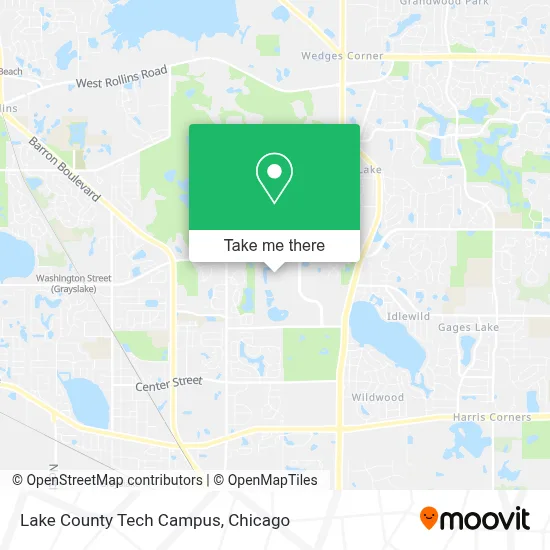 Lake County Tech Campus map