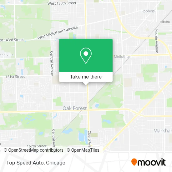 Top Speed Auto map