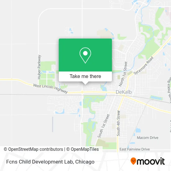 Fcns Child Development Lab map
