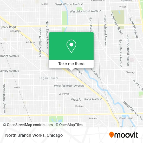 North Branch Works map