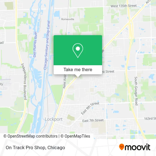On Track Pro Shop map