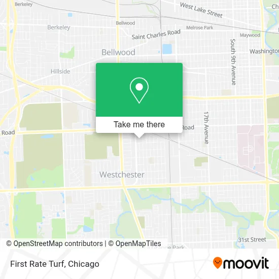 First Rate Turf map